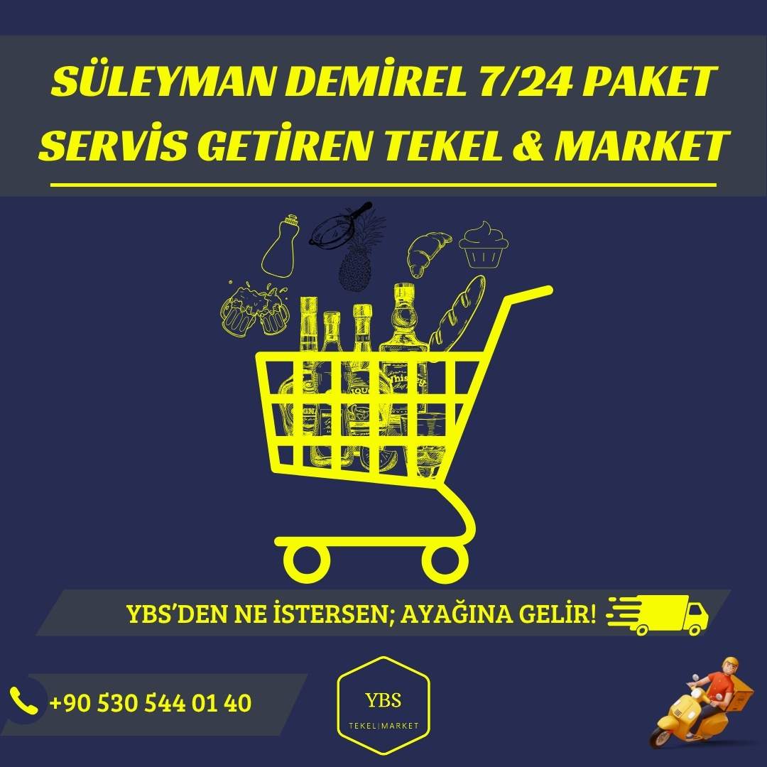 Süleyman Demirel 7/24 Açık Tekel - Market
