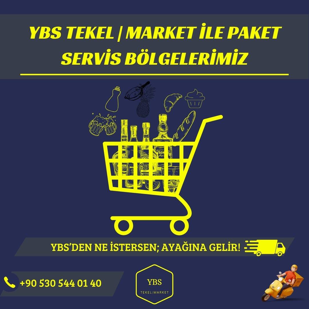 YBS Tekel & Market Paket Servis Bölgeleri